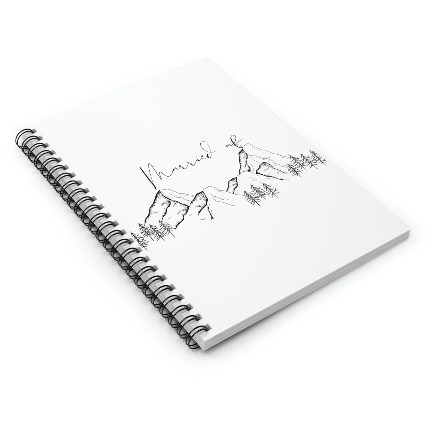 Married AF Spiral Notebook - Ruled Line