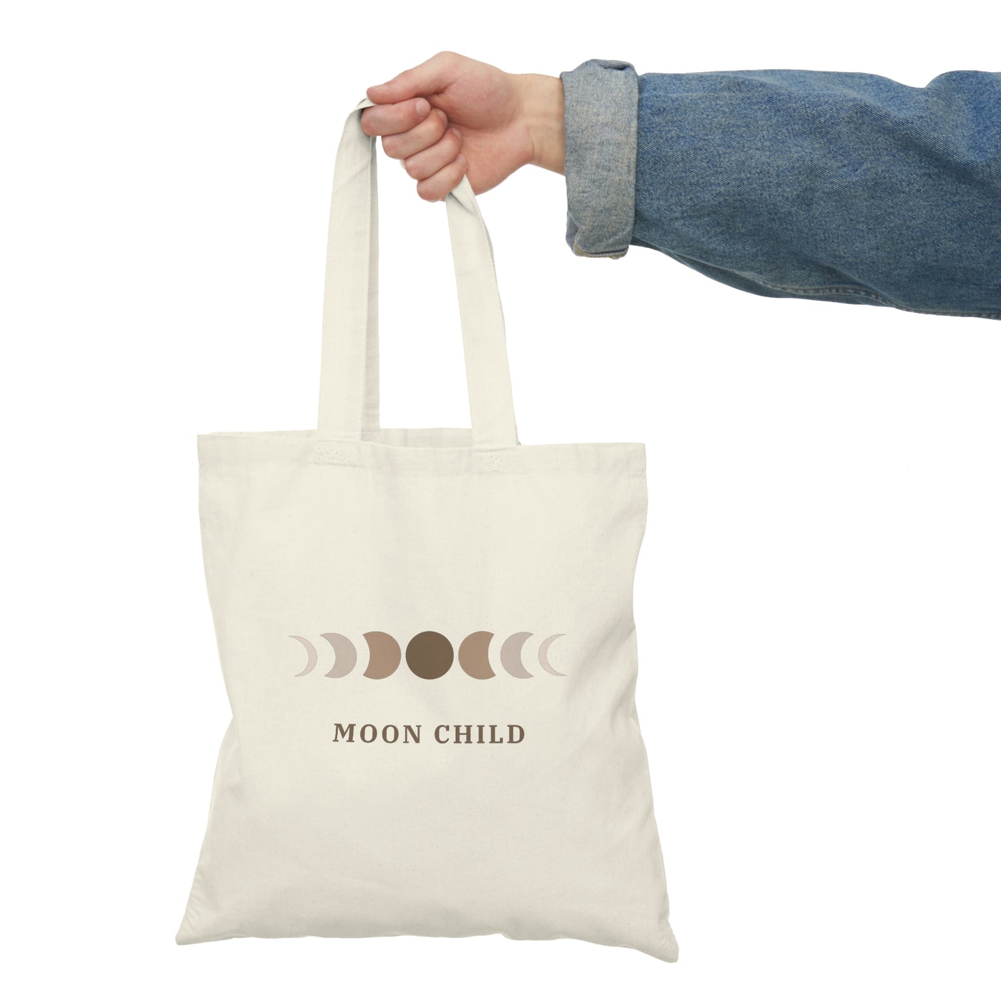 Moon Child Natural Tote Bag