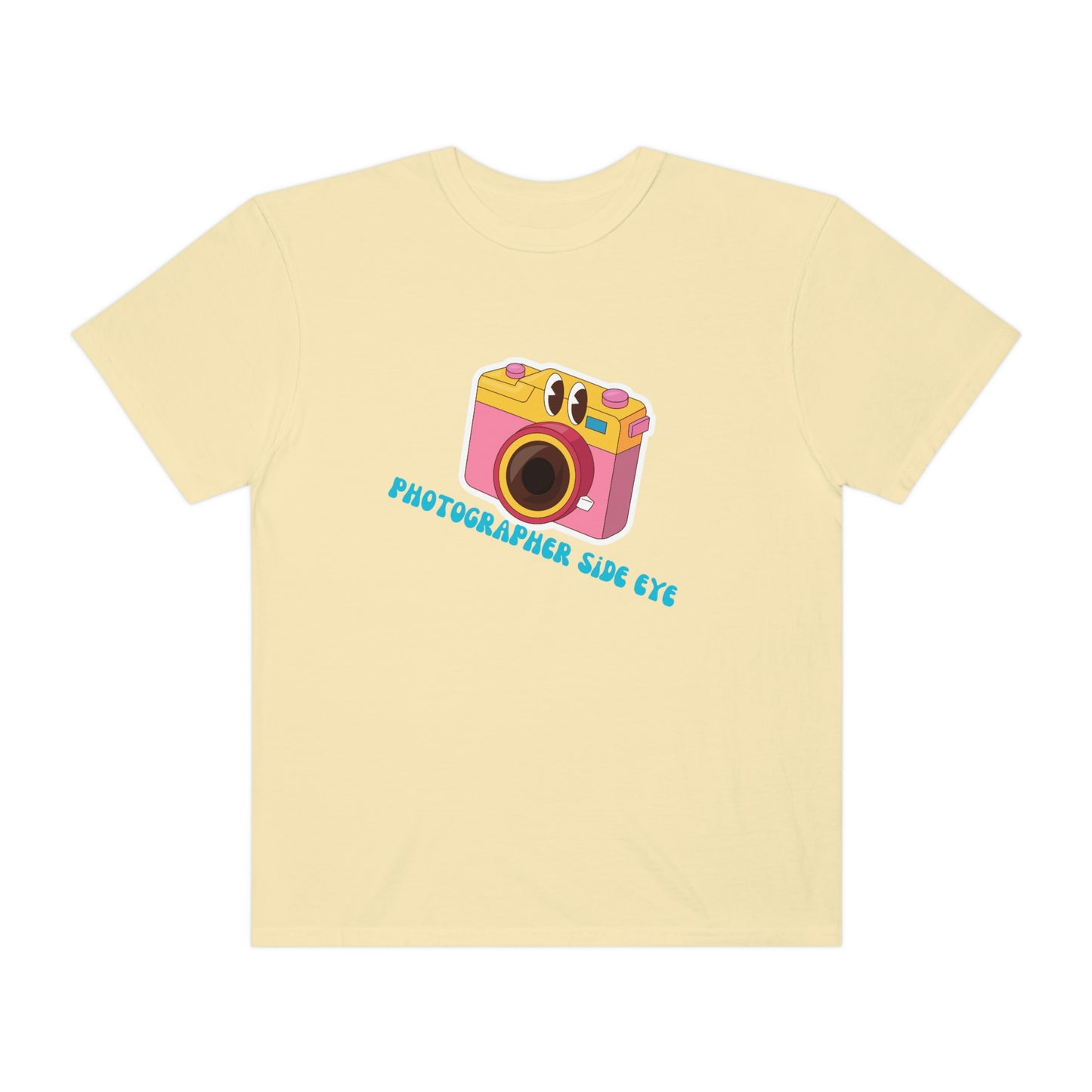 Photographer Side Eye Unisex Garment-Dyed T-shirt