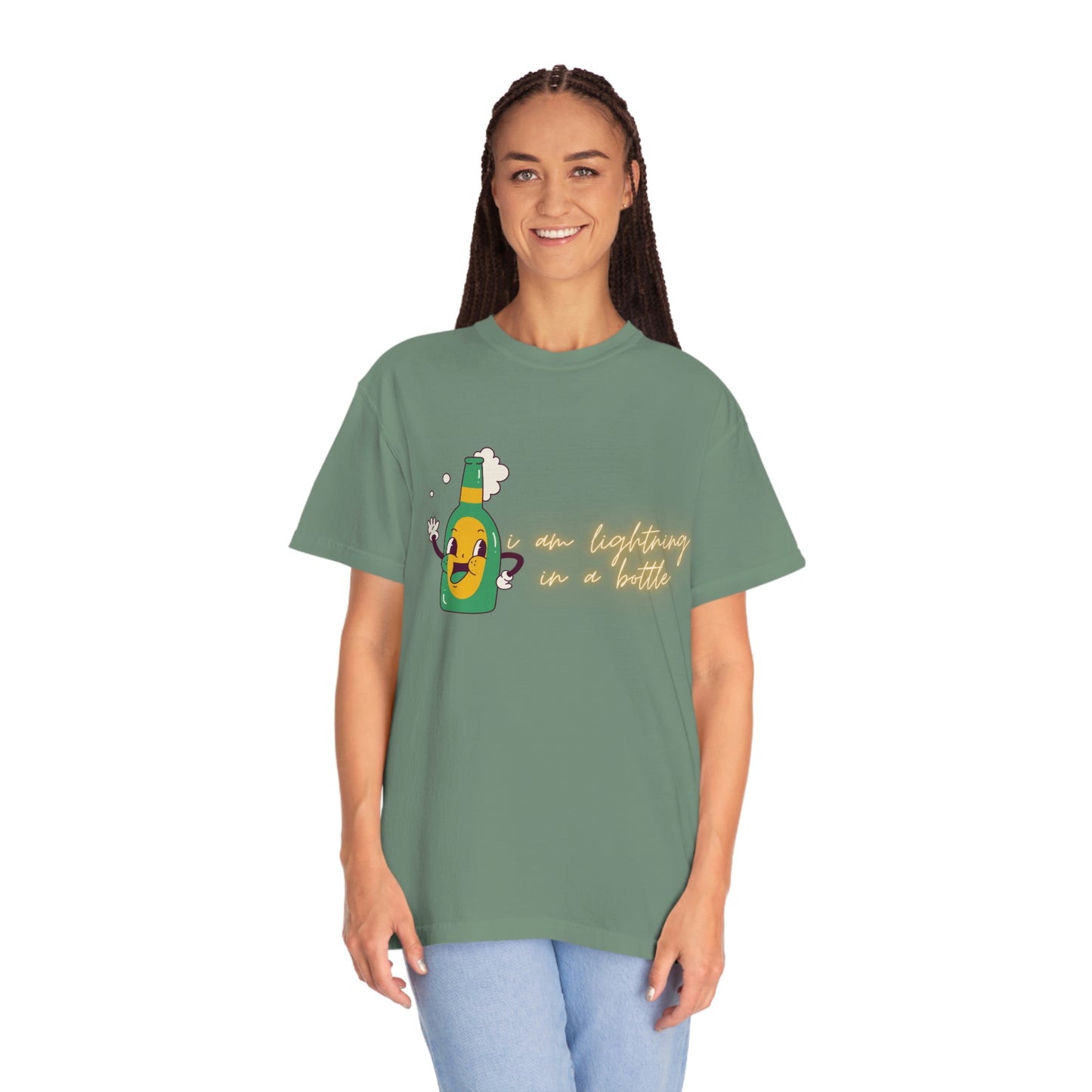 Electric love Unisex Garment-Dyed T-shirt