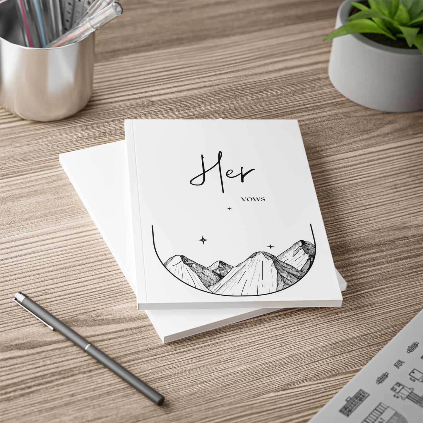 Her Vow Book Softcover Notebook, A5
