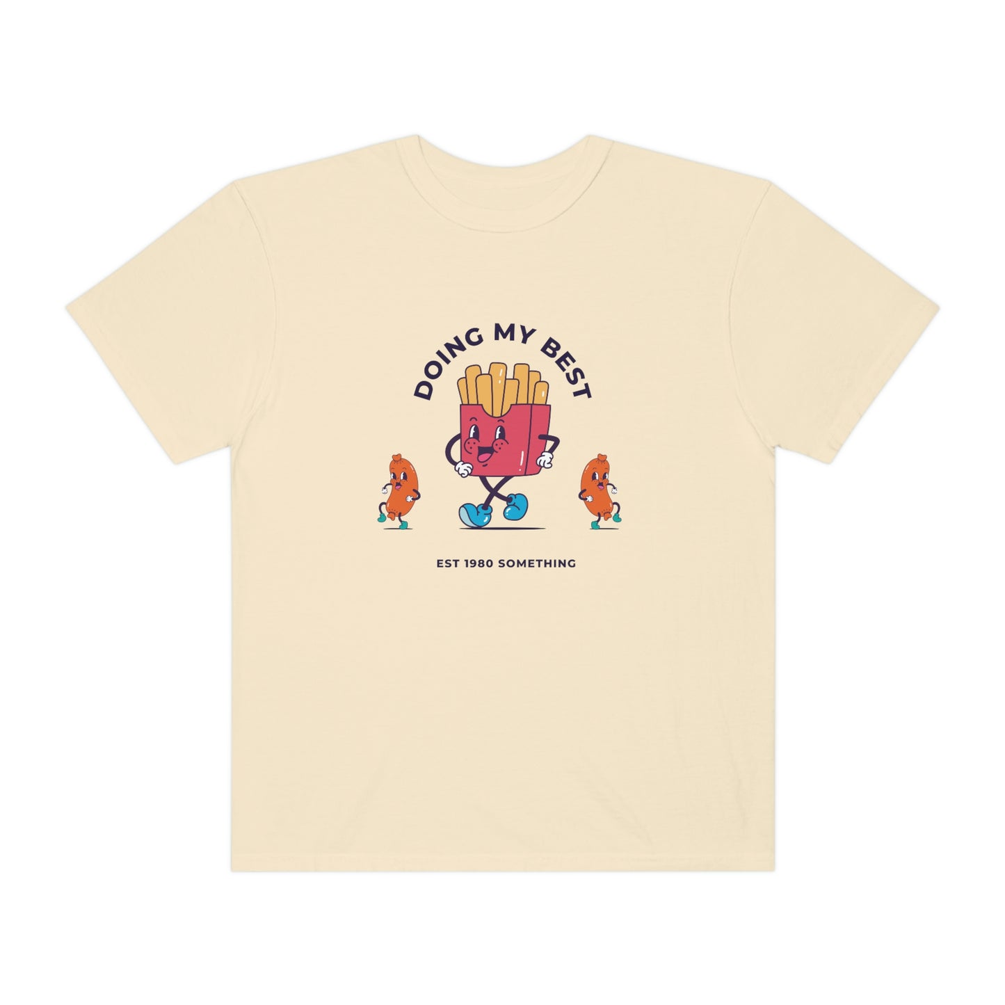 Retro Millenial Unisex Garment-Dyed T-shirt