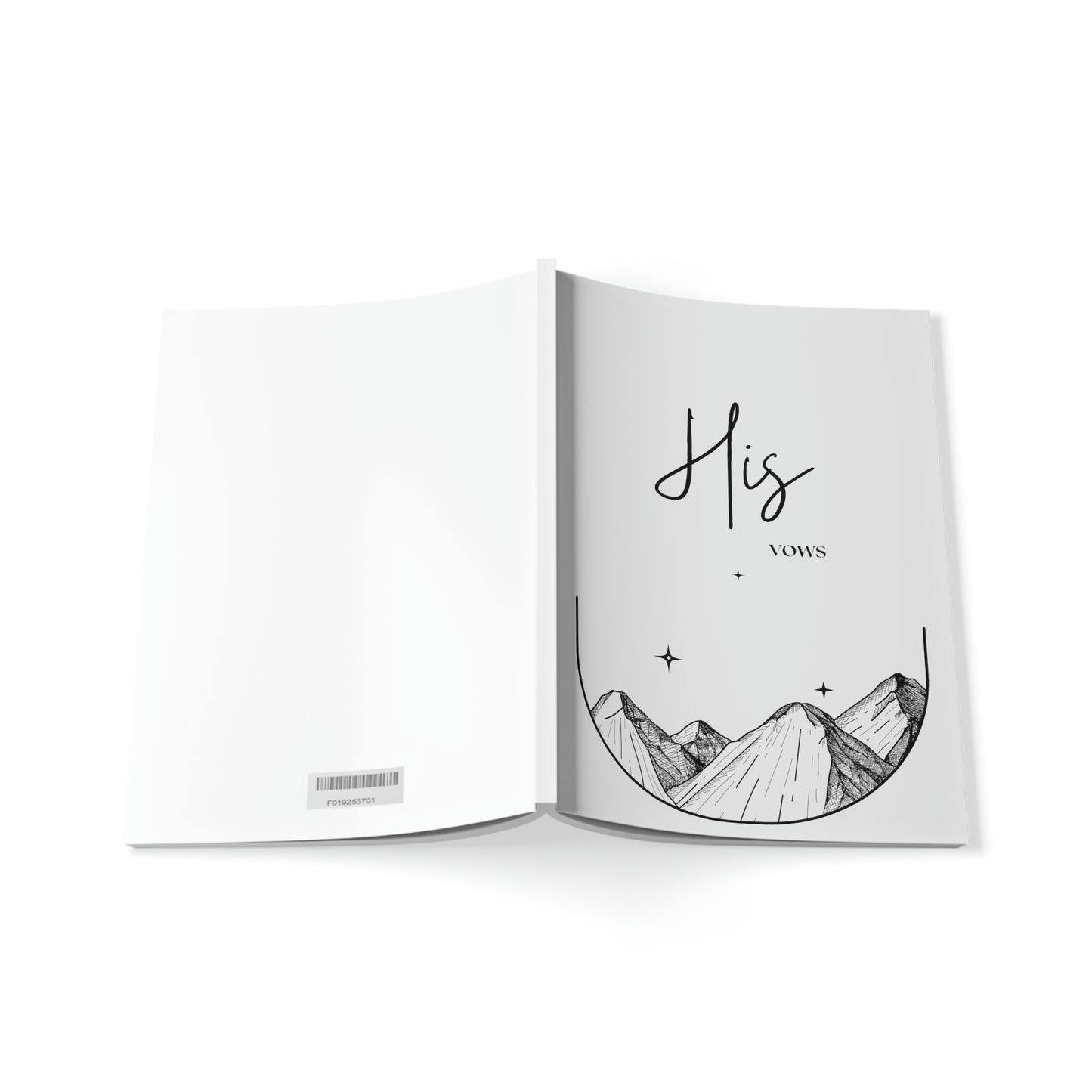 His Vow Book Softcover Notebook, A5