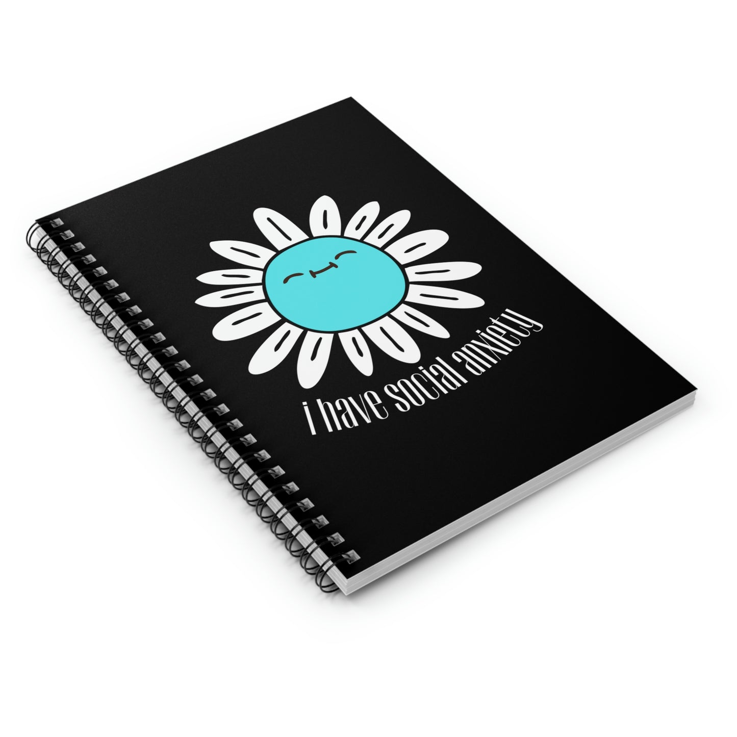 Social Anxiety Spiral Notebook - Ruled Line