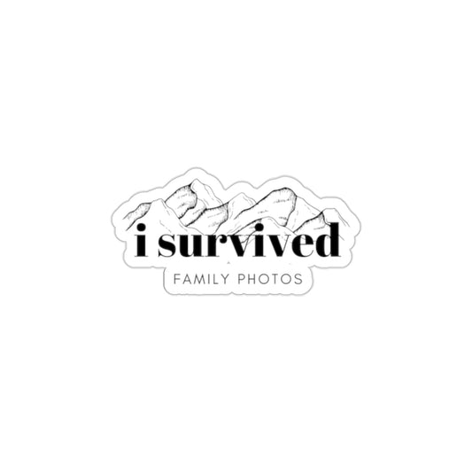 I Survived Family Photos Kiss-Cut Stickers
