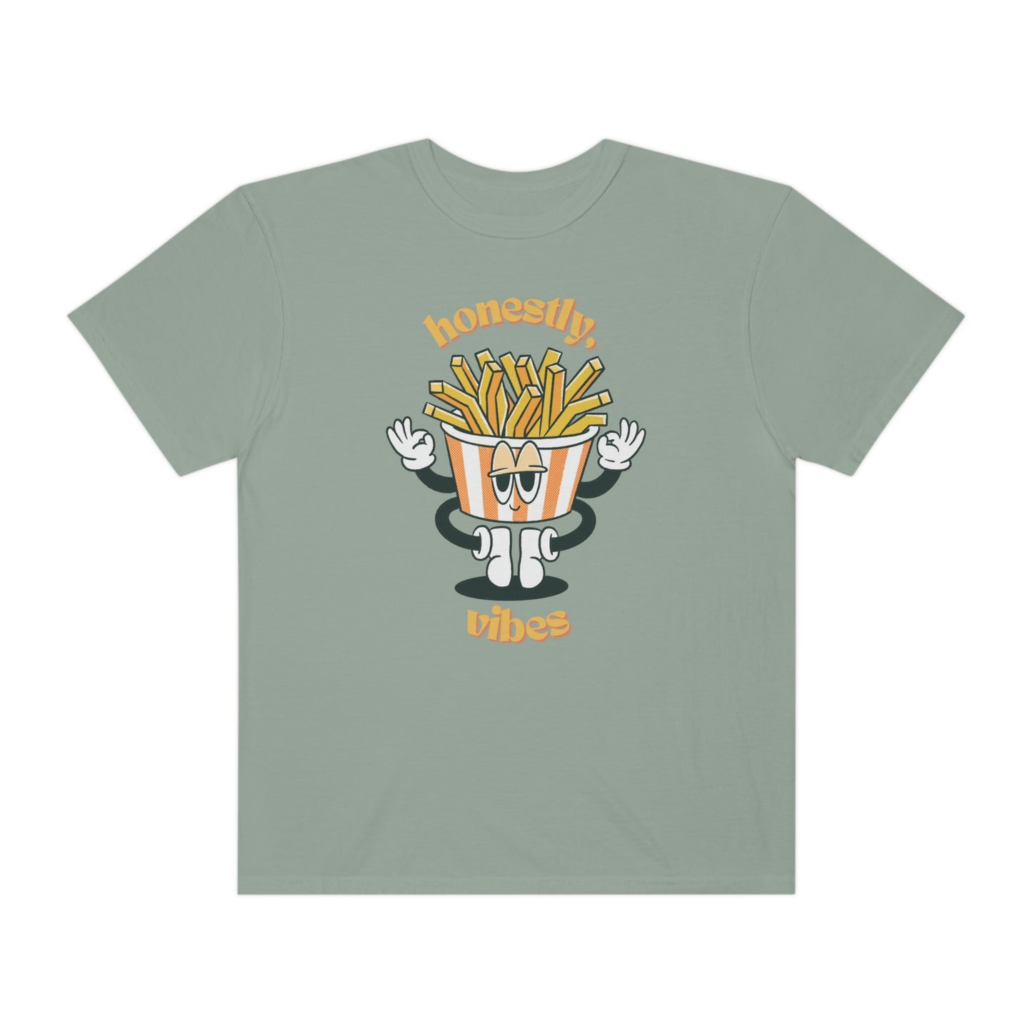 Fry Vibes Unisex Garment-Dyed T-shirt