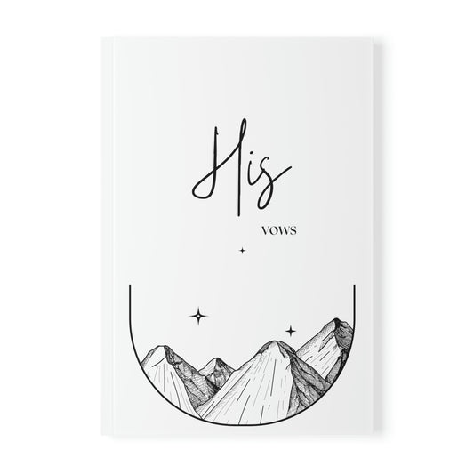 His Vow Book Softcover Notebook, A5